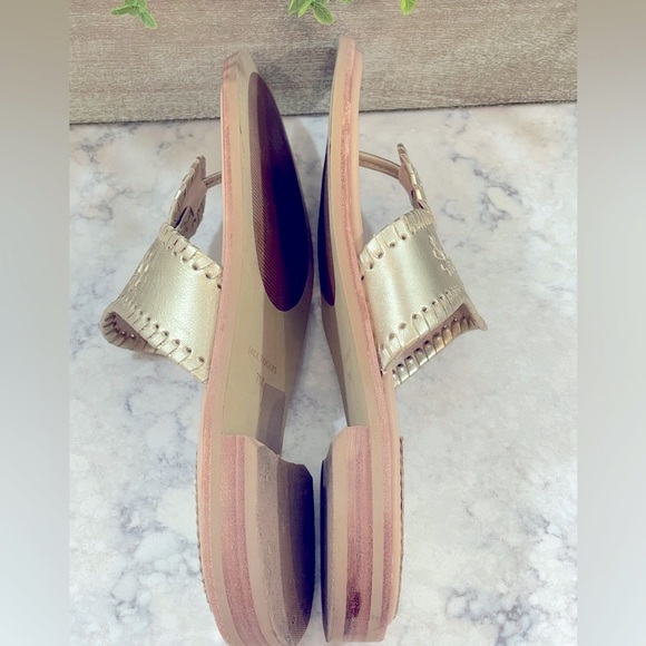 Jack Rogers Jacks Flat Sandals II Platinum Size 7 - Picture 5 of 7